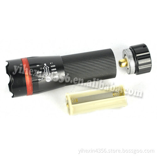 Boruit RJ-0721 Camping Flashlight Traffic Torch Light With Traffic Wand +Camping lampshade